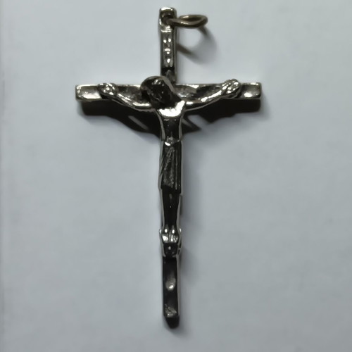Metal necklace cross from Jerusalem like new