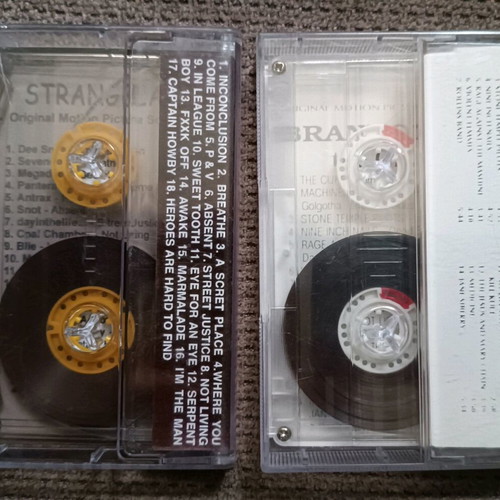 Soundtrack cassette tapes The Crow and StrangeLand like new, set of 2