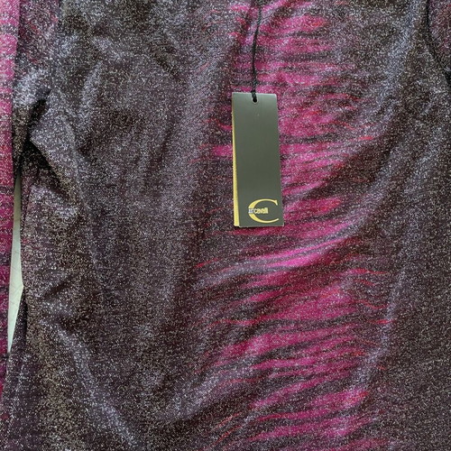 Cavalli blouse new, size M 38 10, shiny with points