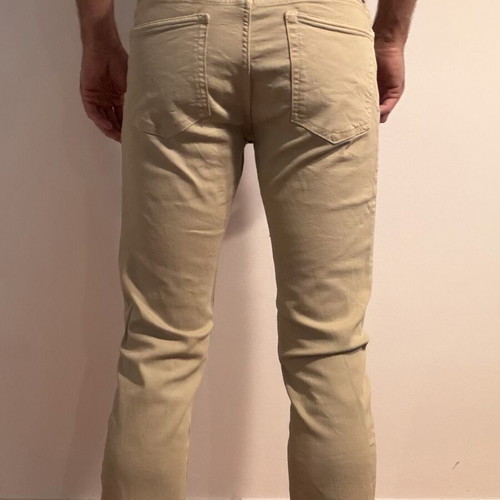 Mango beige pants size M like new, elastic legs