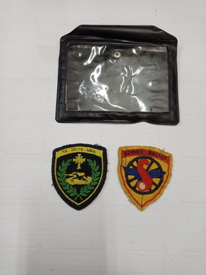 Military embroidered army patches used from 1985