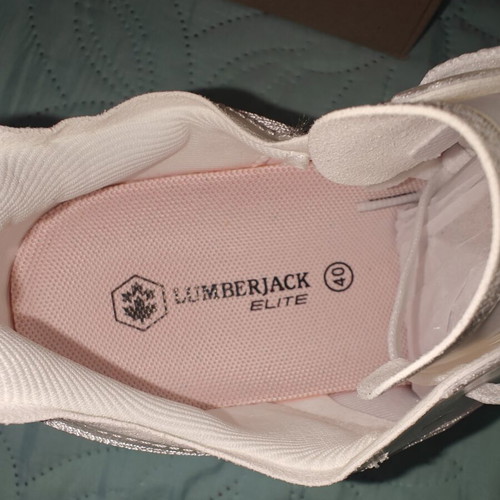 Lumberjack Nanda WMN 4FX sneakers new, white with colorful sole