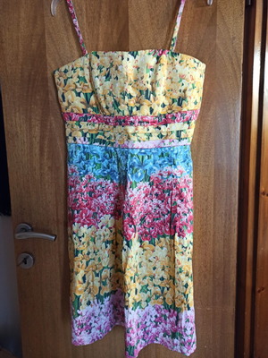 Dress flower print new, size XL