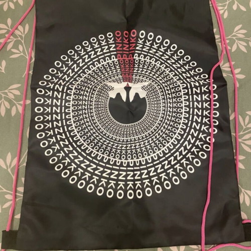 Pinko dust bag like new, black and pink