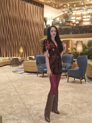 Sequin dress like new, brown, Bershka, size XS