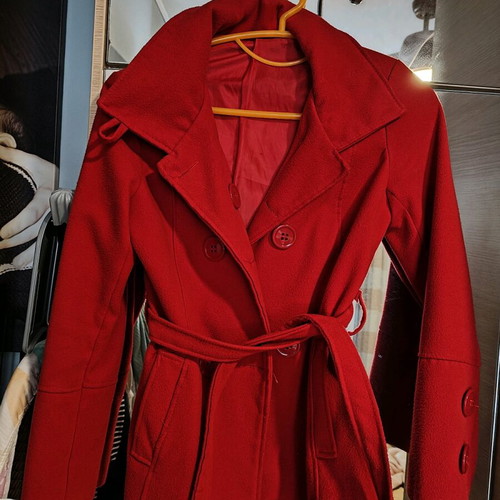 Red coat like new