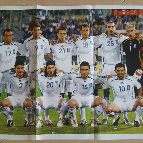 Collectible poster Greece national team Greenday like new, 40x50 cm