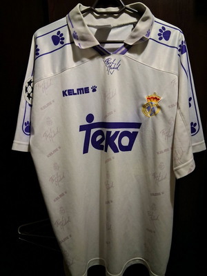 Real Madrid 97-98 Savio Bortolini jersey used, authentic, size Large