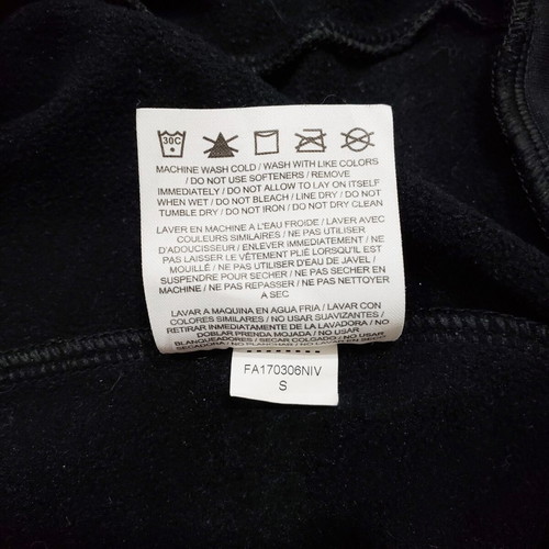 Nike CJ4318 original zip-up hoodie black, like new, size S-XS