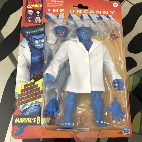 X-Men’s Blue Beast Marvel Legends Vintage 6” Figure new sealed Hasbro