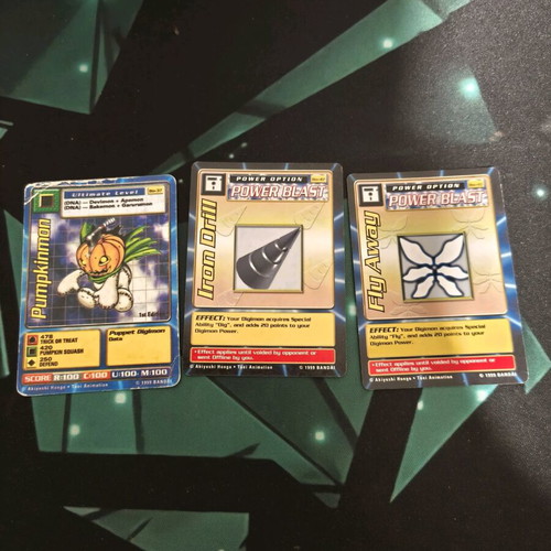 Digimon Bandai single cards used, pack of 18