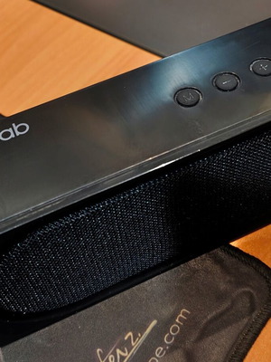 Microlab portable Bluetooth speaker used