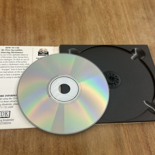 My First Incredible Amazing Dictionary CD-ROM like new, English