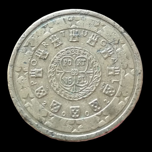 50 Cent Coin Portugal 2002 used