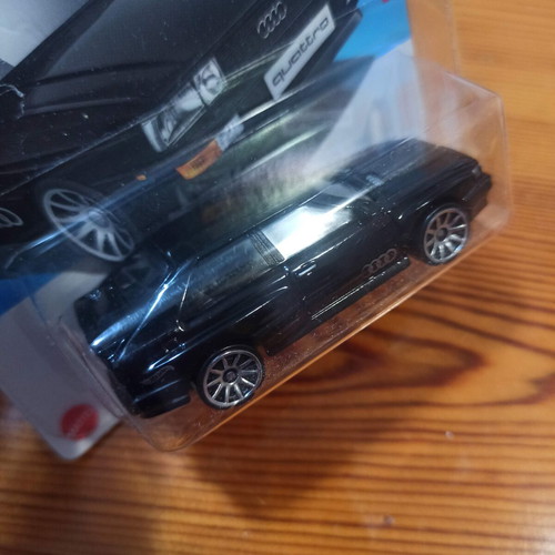 Hot Wheels '87 Audi Quattro Black HW Turbo Short Card new sealed