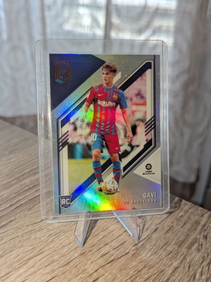 Panini Donruss Elite La Liga 2021-22 Gavi Silver Holo Prizm Rookie Card