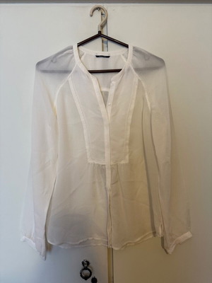 Massimo Dutti white shirt new, size M
