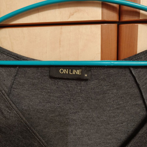 On Line women's dress like new, gray and black, medium size
