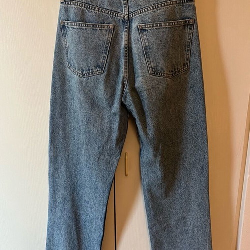 Zara straight jeans like new, size XS, blue