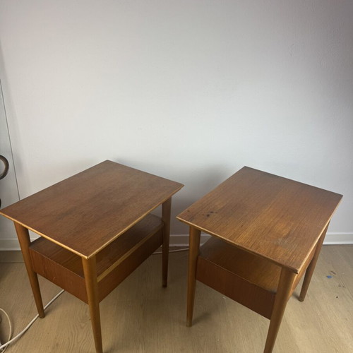 Danish Side Tables Used Set