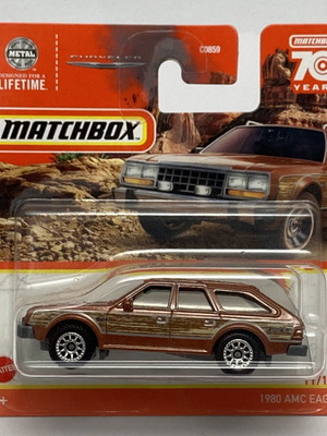 1980 AMC Eagle Matchbox Mainline collectible toy car scale 1:64 new