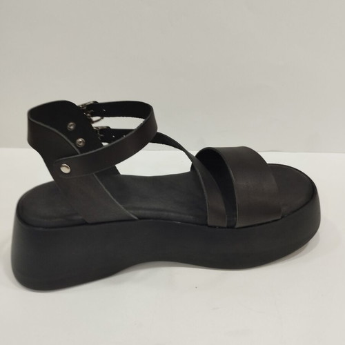 Leather Flatform Sandals for Women New, Handmade Greek Craft