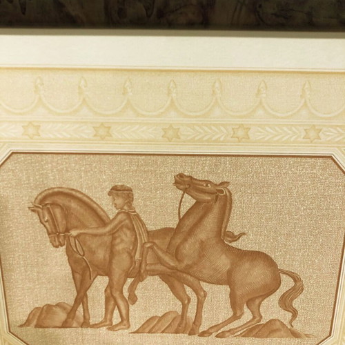 Decorative frames inspired by Parthenon frieze, set of 2, used