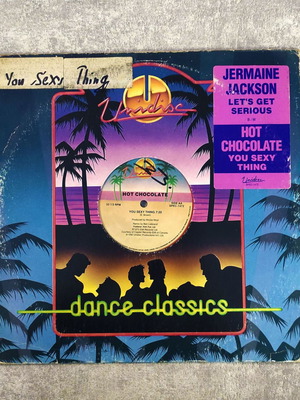 Jermaine Jackson Hot Chocolate Let’s Get Serious You Sexy Thing 12'' vinyl used