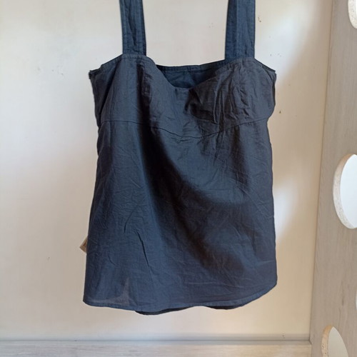 Burberry women's top black, like new, size S, cotton