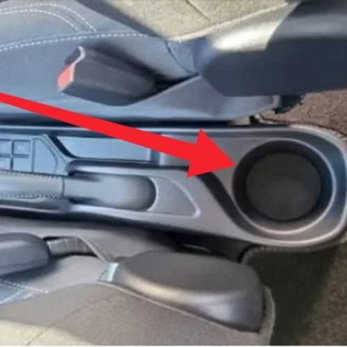 Toyota Yaris Armrest 2015-2020 new synthetic leather with red stitching