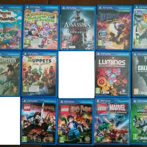 PS Vita games like new, bundle
