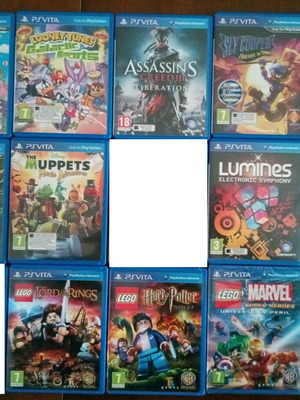 PS Vita games like new, bundle