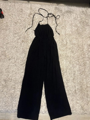 Backless Black Jumpsuit LeGer like new, navy blue, XS