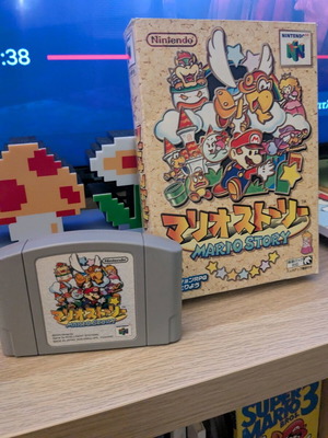 Mario Story (Paper Mario) Nintendo 64 употребяван, комплект с кутия