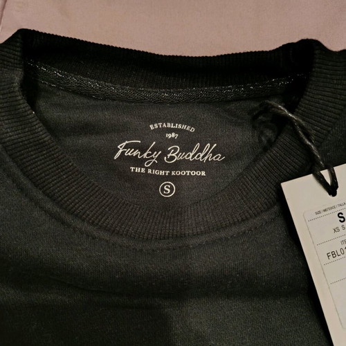 Funky Buddha women's sweatshirt new, size S, black