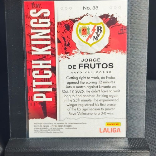 Panini Pitch Kings LaLiga 25-26 card lot 4 Vallecano & Girona FC