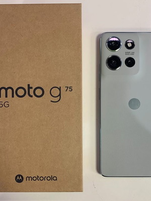 Smartphone Motorola G75 5G 8/256 νέο, με θήκη και καλώδιο