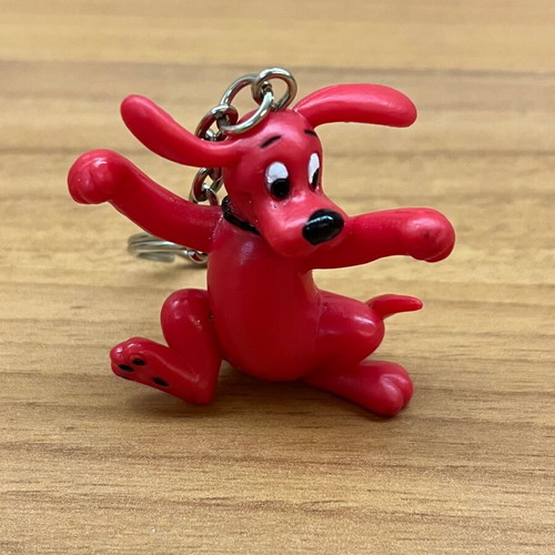 Red dog keychain used