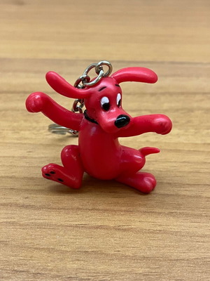 Red dog keychain used