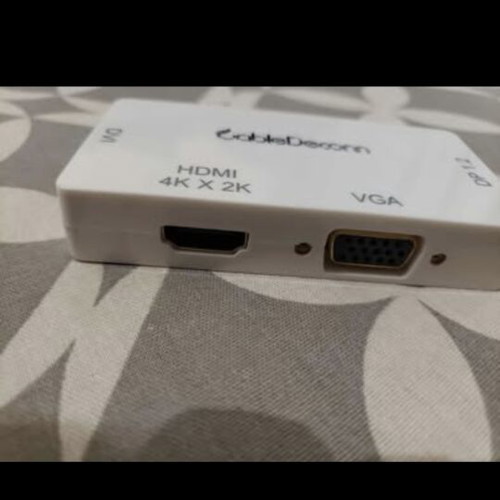 Macbook Mac display port dp to hdmi vga dvi adaptor like new