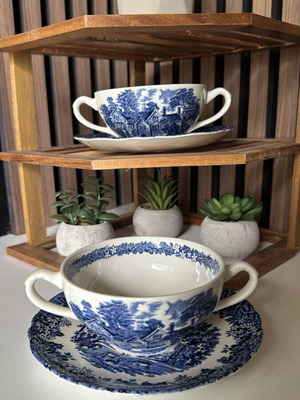 Bavaria soup bowl with saucer like new