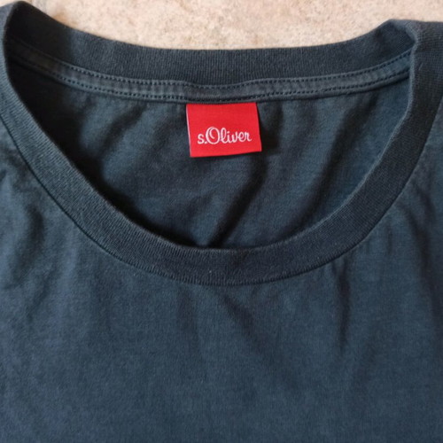 S.Oliver men's t-shirt dark gray Large like new