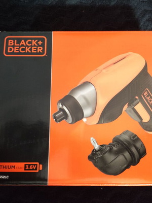 BLACK+DECKER CS3652LC κατσαβίδι μπαταρίας με εξάρτημα δεξιάς γωνίας