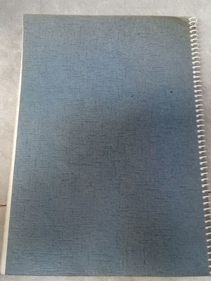Student notebook used, Greek made, International 1960s