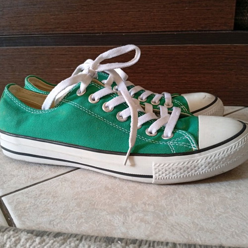 Converse All Star athletic shoes size 40 like new, green