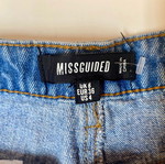 Missguided Woman's Short Jeans Size 36 Used Blue