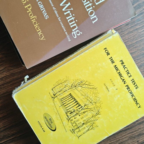 English language learning books used, set