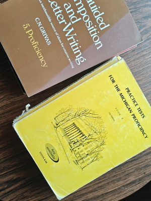 English language learning books used, set