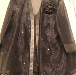 Evening formal satin set