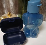 Tupperware small Twin set and elephant bottle new
